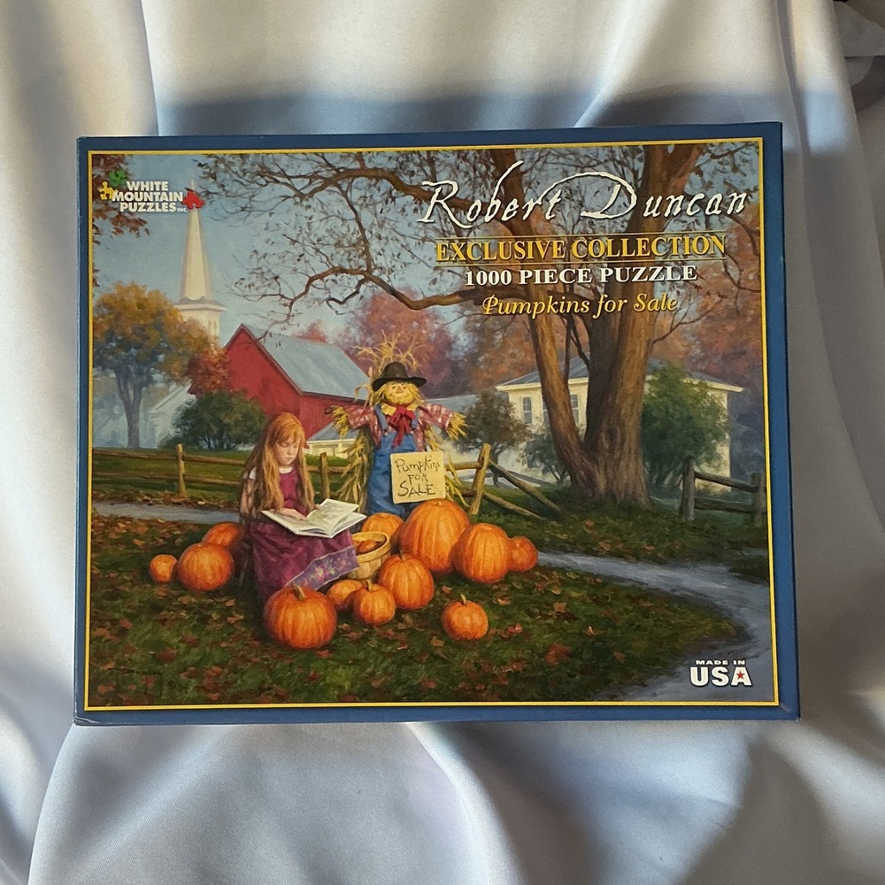 ★ White Mountain Pumpkins for Sale 1000 Piece Puzzle Robert Duncan